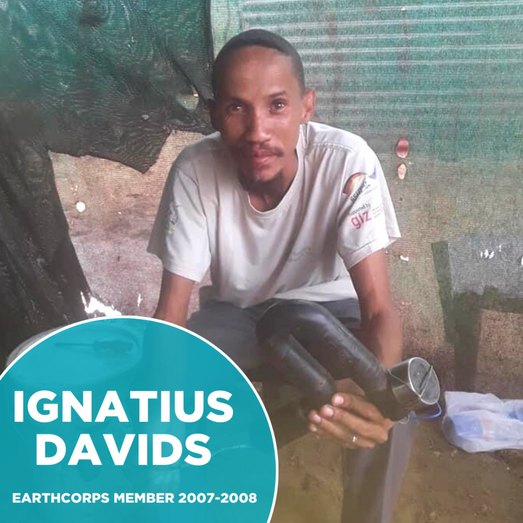 EarthCorps alum, Ignatius Davids.