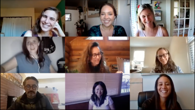 Screenshot of the EarthCorps Leadership Zoom event