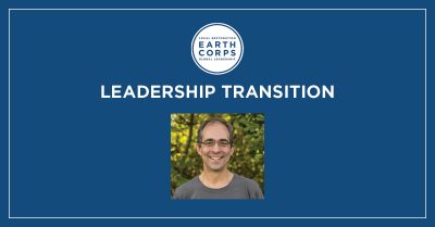 Leadership Transition - EarthCorps Executive Director, Steve Dubiel. Headshot of Steve Dubiel.